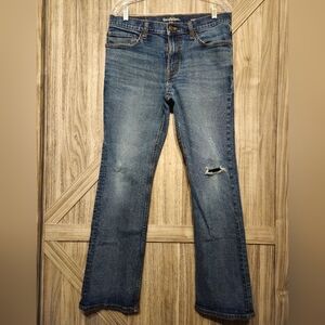 Men's Bootcut Blue Jeans